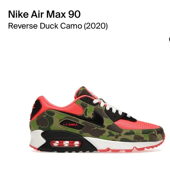 Nike | Shoes | Nike Air Max 9 Reverse Duck Camo Size 0 Mens  display picture 3